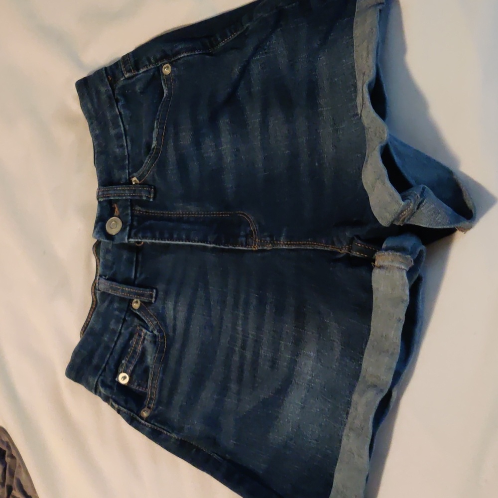 Denim shorts